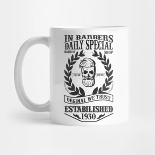 Barber Design In Barbers Daily 72 Mug